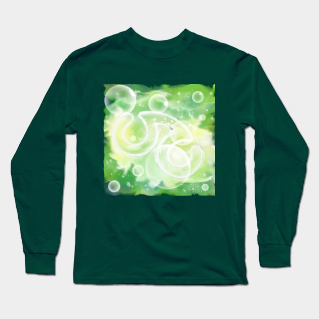 Scholar Galaxy Long Sleeve T-Shirt by SelrynaInk